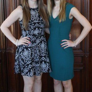 H&M Sheath Dress Size 2 Teal